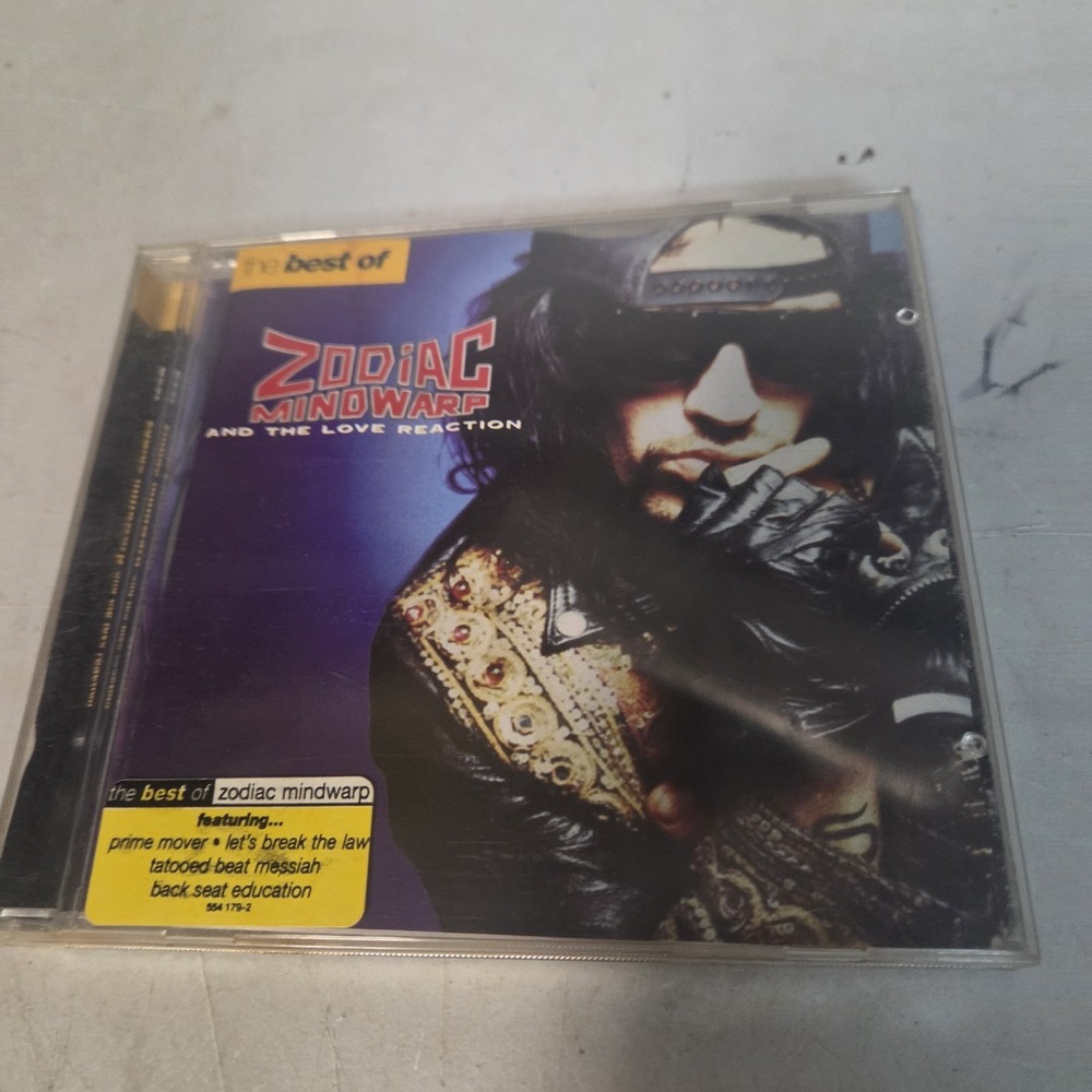 Zodiac Mindwarp & The Love Reaction The Best Of CD Hard Rock 1998 0731455417920